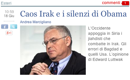Caos Irak Edward Luttwak