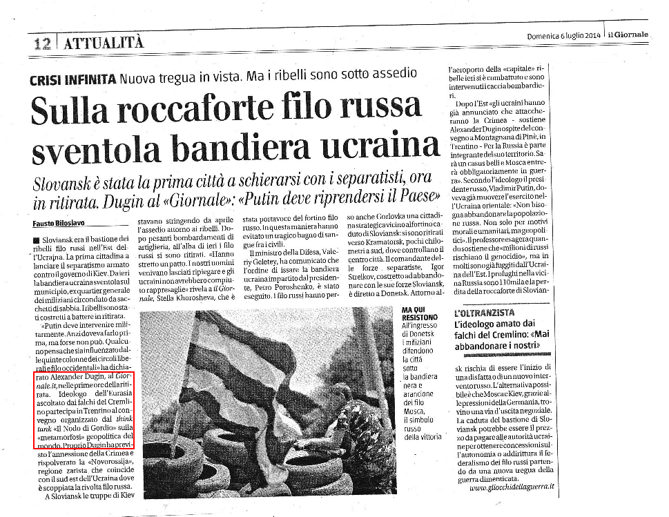 Sulla roccaforte filo russa sventola bandiera ucraina