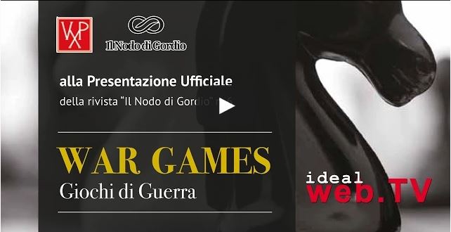[video] Presentazione di “War Games – Giochi di Guerra”, Camera dei Deputati – 9/12/2014