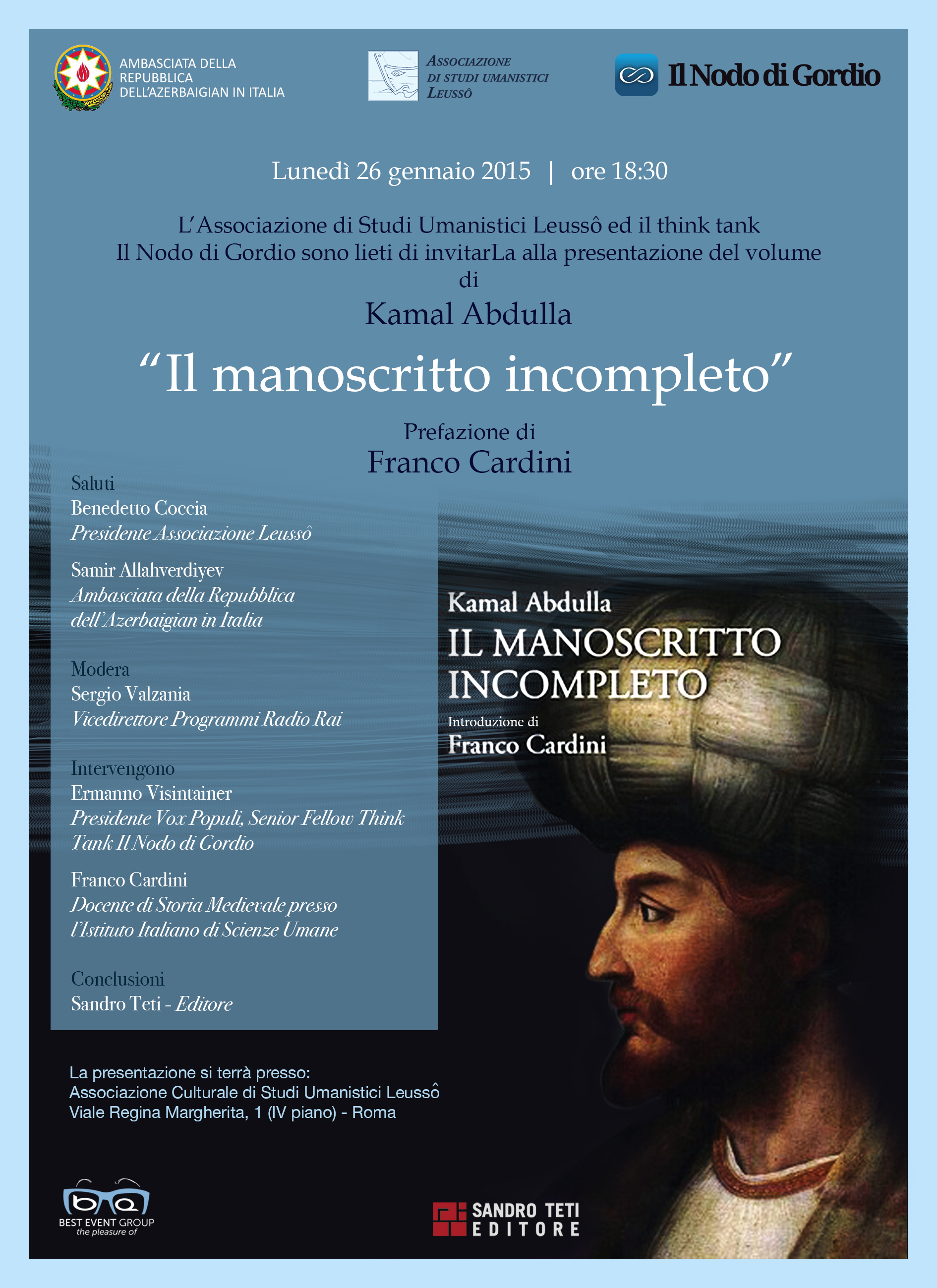 “Il manoscritto incompleto” di Kamal Abdulla