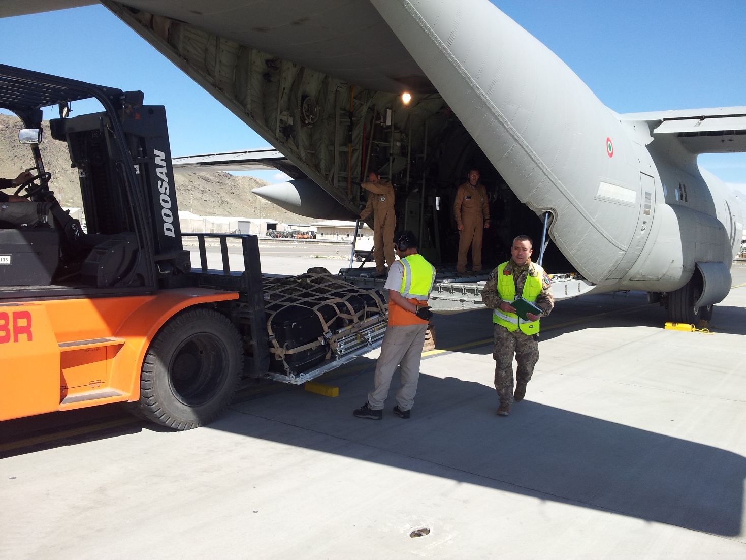 La porta militare di Kabul