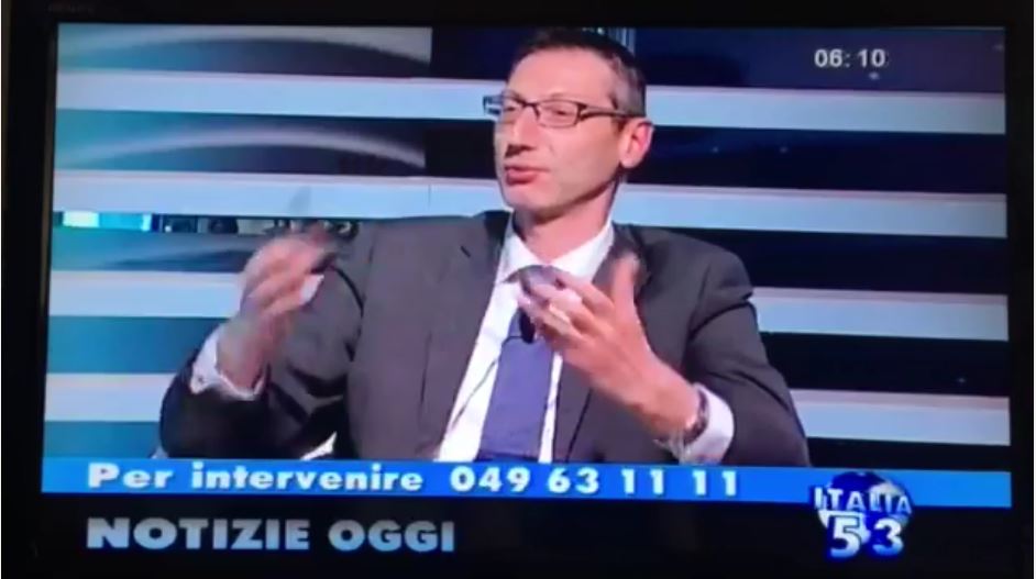 Daniele Lazzeri a Notizie Oggi - Canale Italia