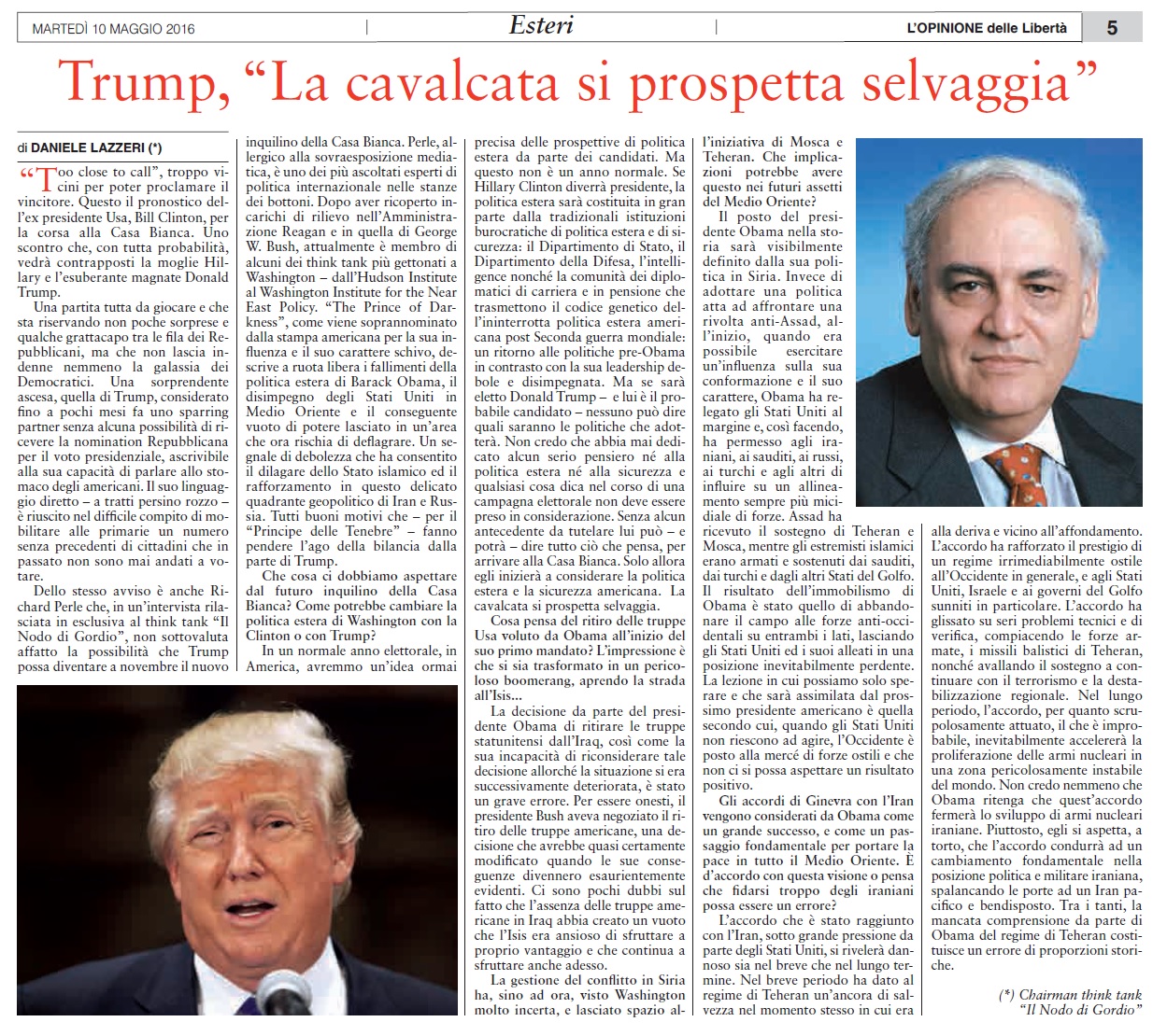 Trump, la cavalcata si prospetta selvaggia