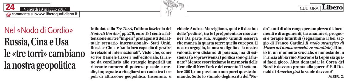 Russia, Cina e Usa, le tre torri cambiano la nostra geopolitica - Libero