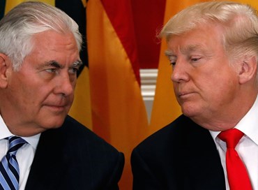 TRUMP SI SBARAZZA DI TILLERSON: YOU’RE FIRED -L’Opinione 14.03.2018