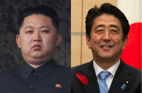 Shinzo Abe Kim Jong un