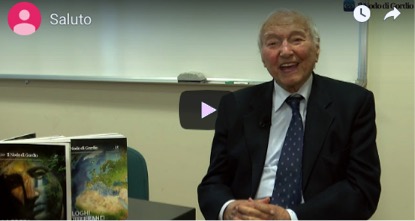 Il saluto di Piero Angela agli amici del Nodo di Gordio per l’evento “La luna dal pozzo”