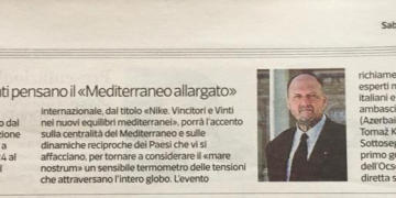 Politici, ambasciatori e docenti pensano il “Mediterraneo allargato” – Corriere del Trentino 20.06.2020