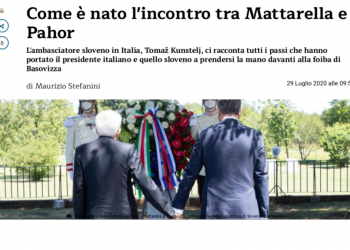 Come è nato l’incontro tra Mattarella e Pahor- Il Foglio 29-07-2020