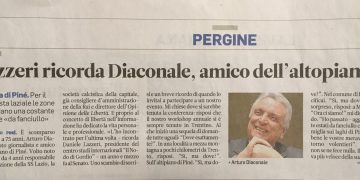 Lazzeri ricorda Diaconale, amico dell’altopiano – Trentino 03.12.2020