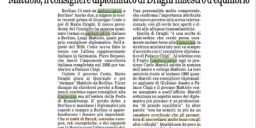 Mattiolo, il consigliere diplomatico di Draghi maestro d’equilibrio – il Foglio 17.02.2021