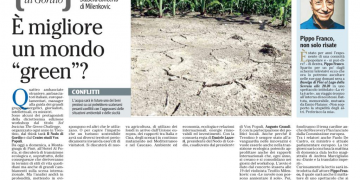 E’ migliore un mondo “green”? – L’Adige 23.07.2021