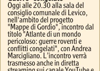 Guerre “congelate” – l’Adige 01.04.2022