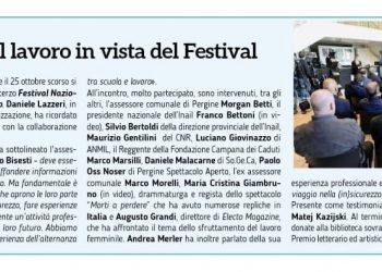 Sicurezza sul lavoro in vista del Festival – Il Cinque 11/22