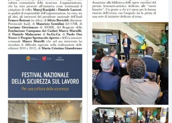 Festival della sicurezza sul lavoro: per una cultura della sicurezza – Notiziario comunale Pergine Valsugana dic 2022