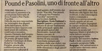 Pound e Pasolini, uno di fronte all’altro – L’Adige 13.12.2022