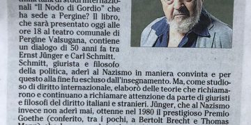 Incontro a teatro oggi alle 18. Franco Cardini per il “Nodo di Gordio” – l’Adige 28.01.2023