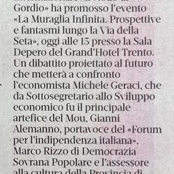 Via della seta, un dibattito sulle prospettive commerciali – Il T Quotidiano 15.09.2023