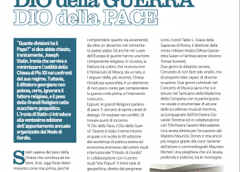 Dio della guerra Dio della pace – Valsugana news settembre 2023