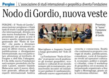 Nodo di Gordio, nuova veste – l’Adige 12.10.2023