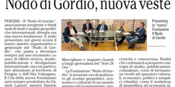 Nodo di Gordio, nuova veste – l’Adige 12.10.2023