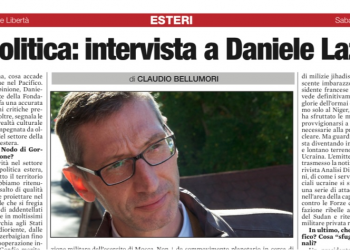 Geopolitica: Intervista a Daniele Lazzeri – L’Opinione 26.04.2024