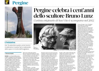 Pergine celebra i cent’anni dello scultore Bruno Lunz – Il T Quotidiano
