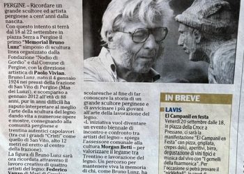 Simposio per Bruno Lunz – l’Adige 16.09.2024