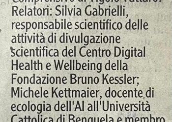 Intelligenza artificiale – L’Adige 19.11.2024