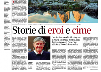 Storie di eroi e cime – Corriere del Trentino 13.08.2025